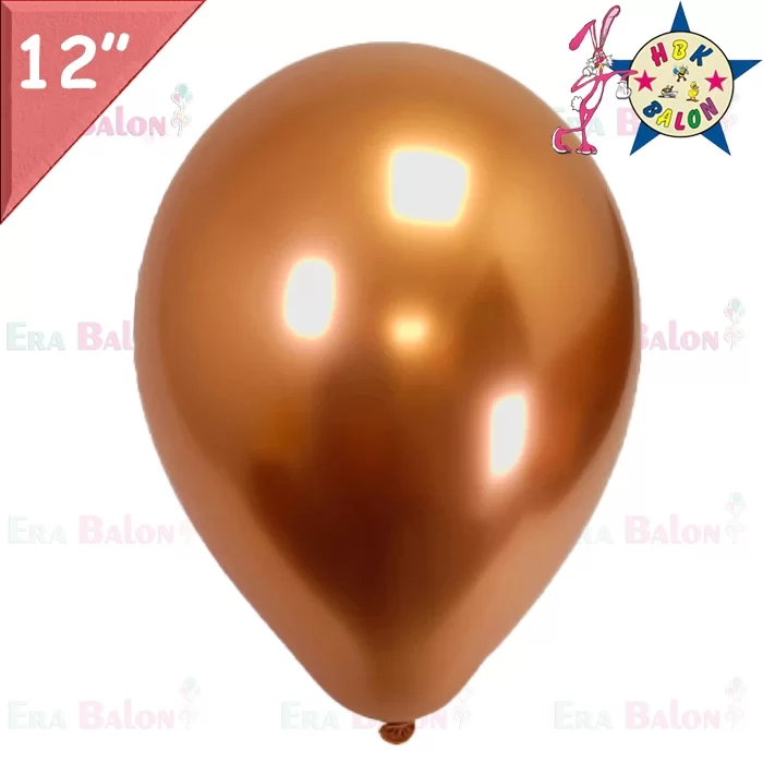 Krom 12" Balon Hbk Rose Gold (Bronz)