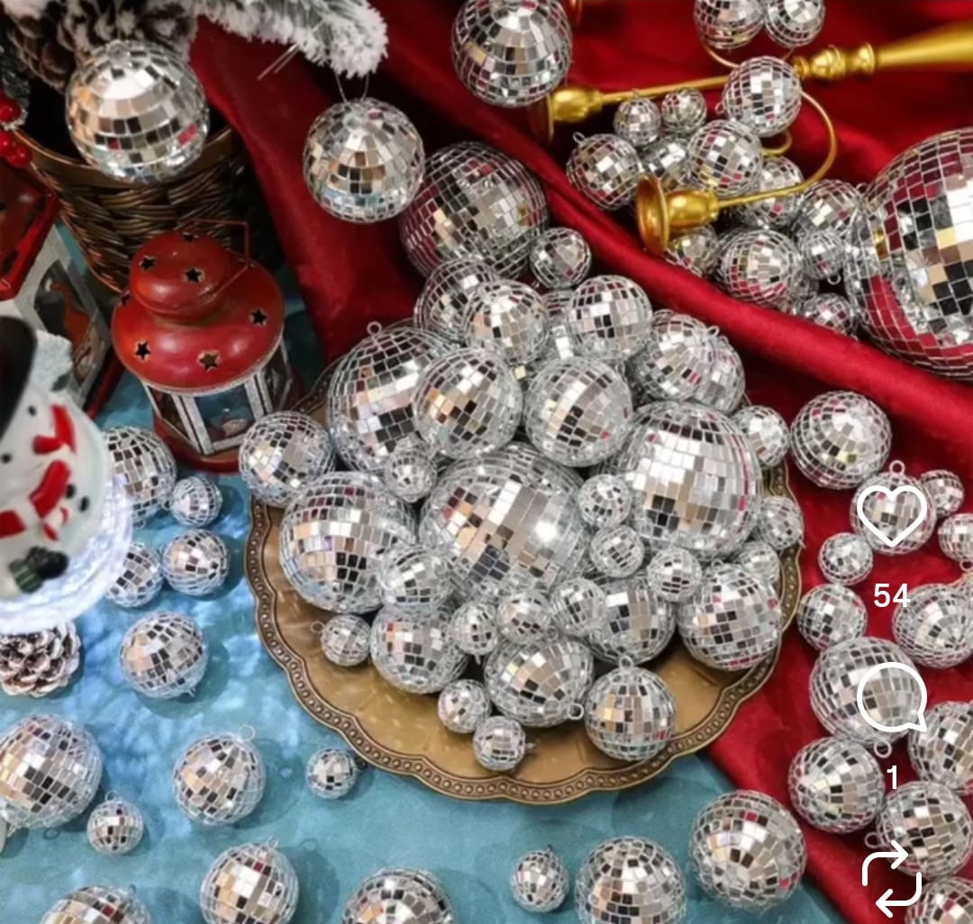 Aynalı Disco Top 4 Lü Set