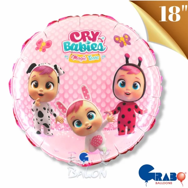 Folyo Balon 18" 5'li Cry Babies