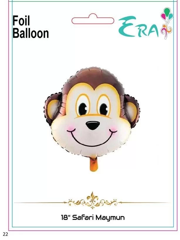 Folyo Balon Era Çin 18" Safari Maymun