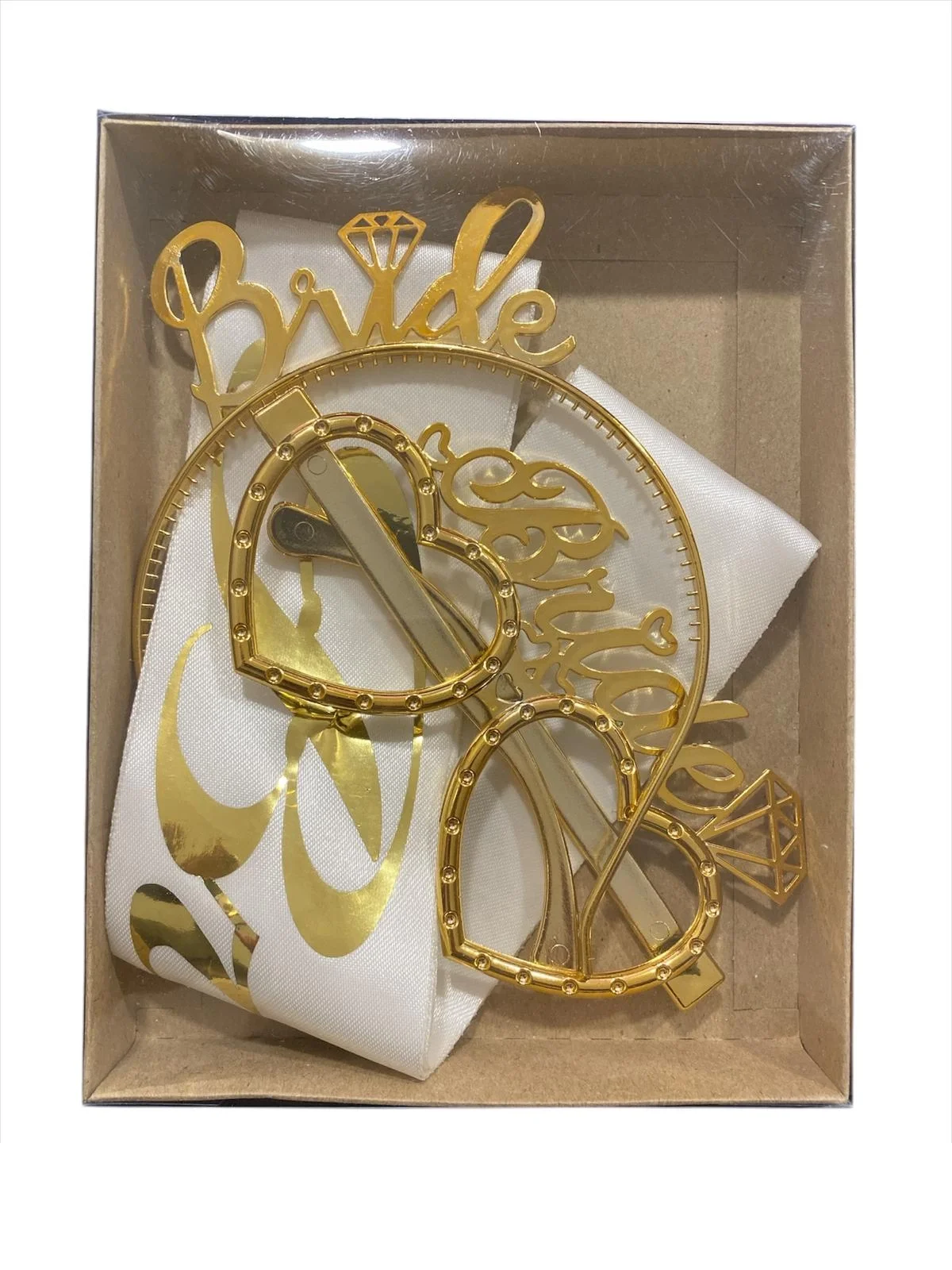 Parti Seti Mika Bride Beyaz-Altın