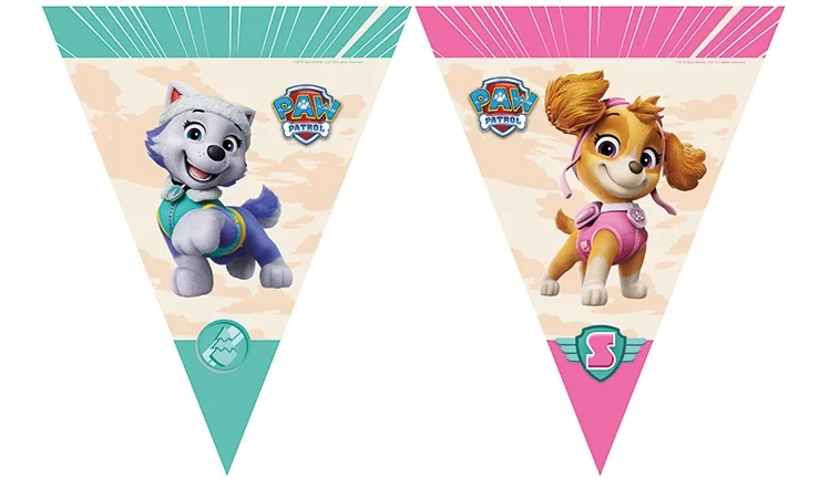 Üçgen Flema Lisanslı Paw Patrol Skye