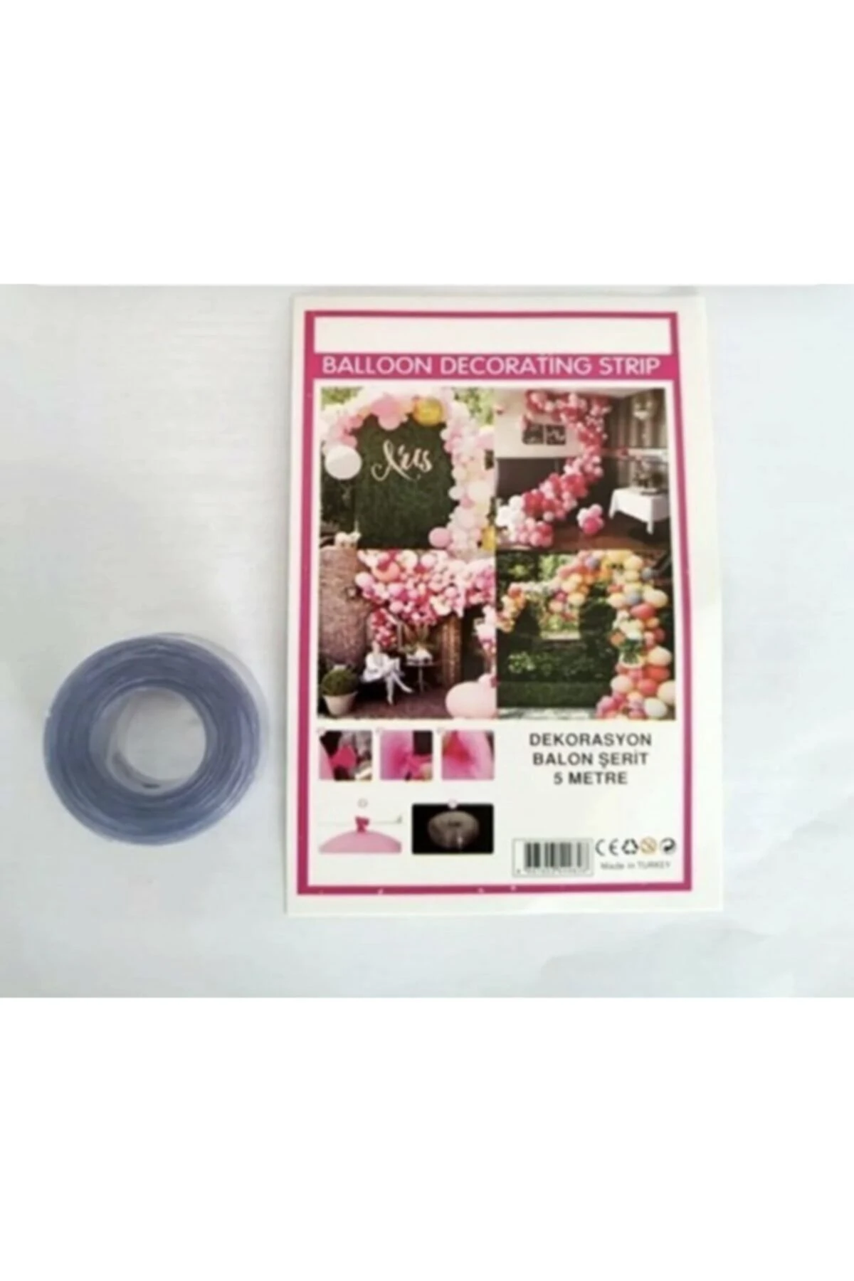 100 Adet Beyaz Balon Zinciri