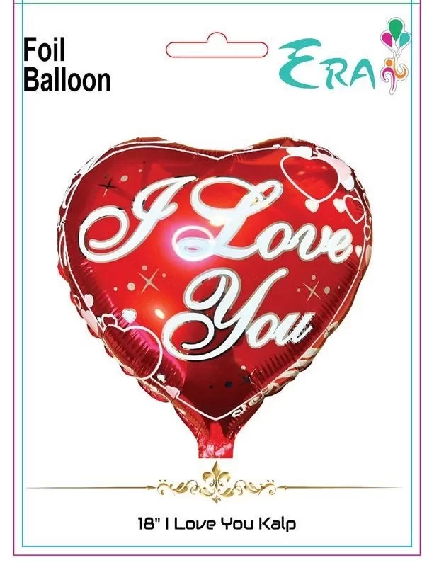 Folyo Balon Era Çin 18" I Love You Kalp