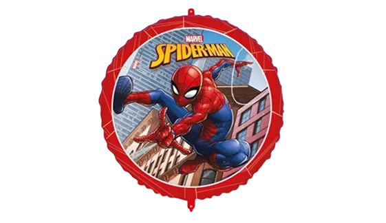 18" FOLYO BALON SPIDERMAN CRIME FIGHTER YUVARLAK 46 CM (TEKLİ PAKET)