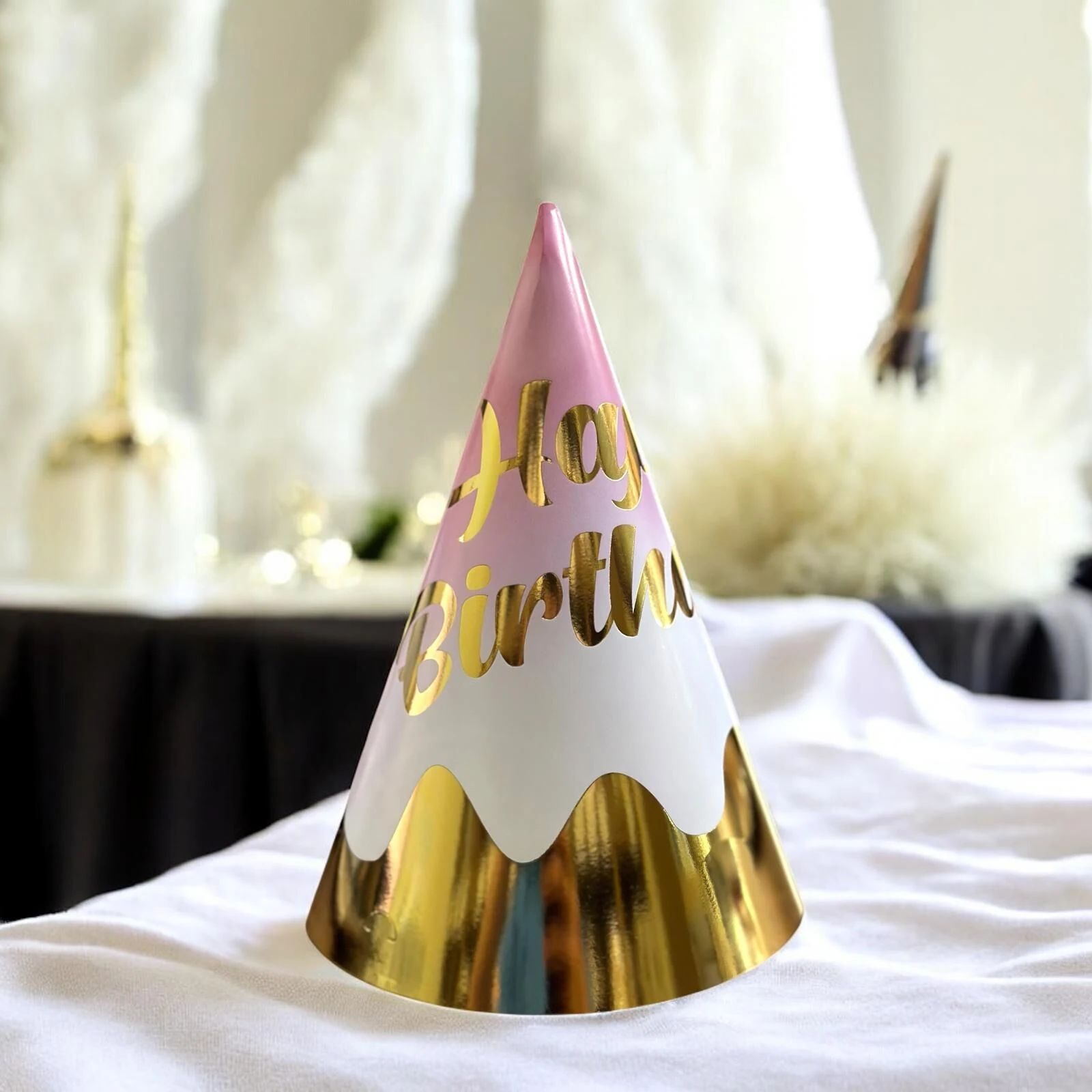 Kukuleta Pembe Gold Çizgili - Mor Altın