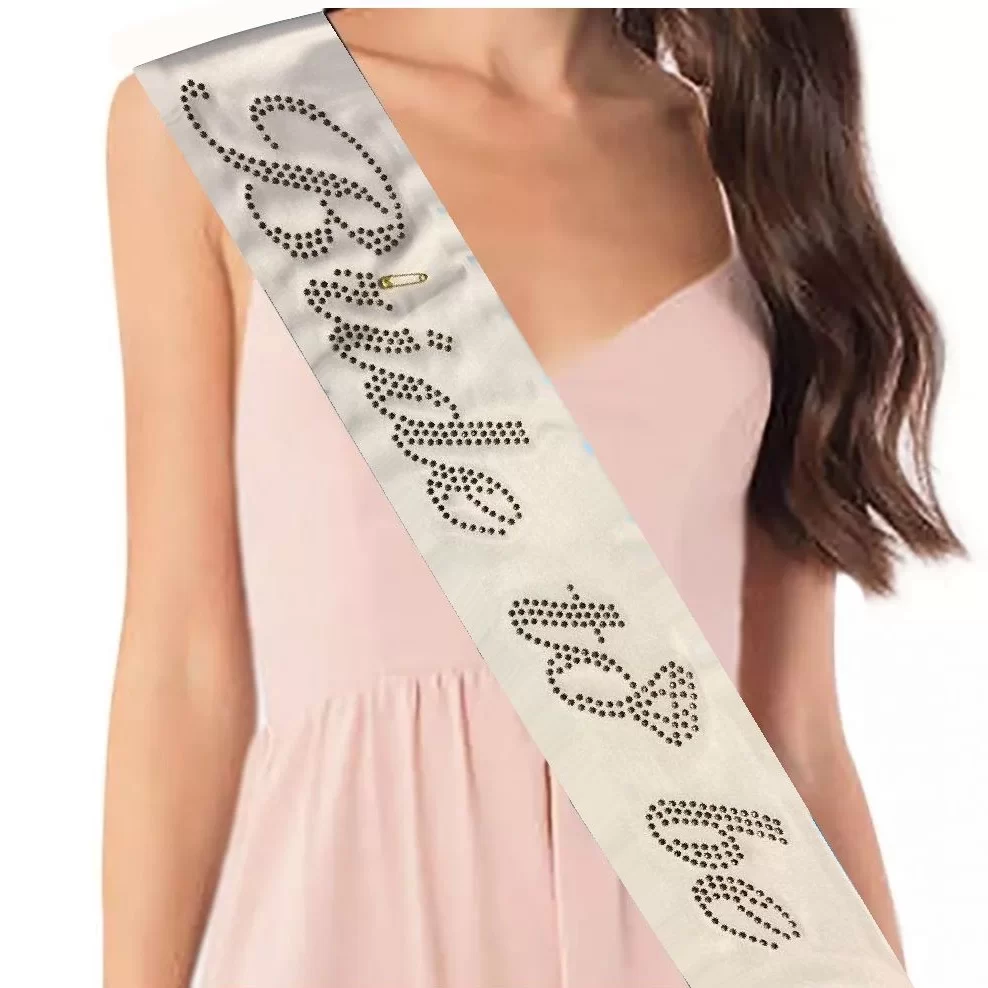 Kuşak Taşlı Brıde To Be Beyaz-Altın