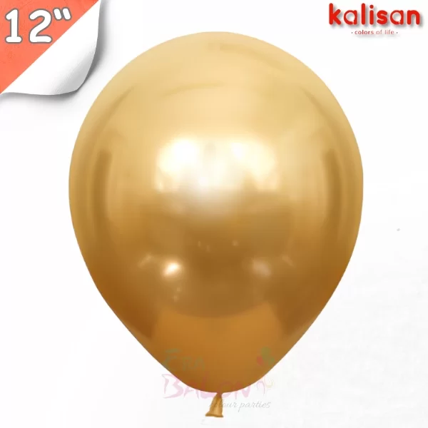 Krom 12" Balon Kalisan Altın (Gold)