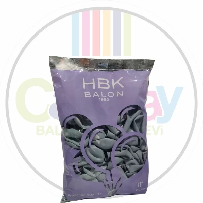 HBK PASTEL 11" FIRTINA MAVİSİ BALON 100 ADET