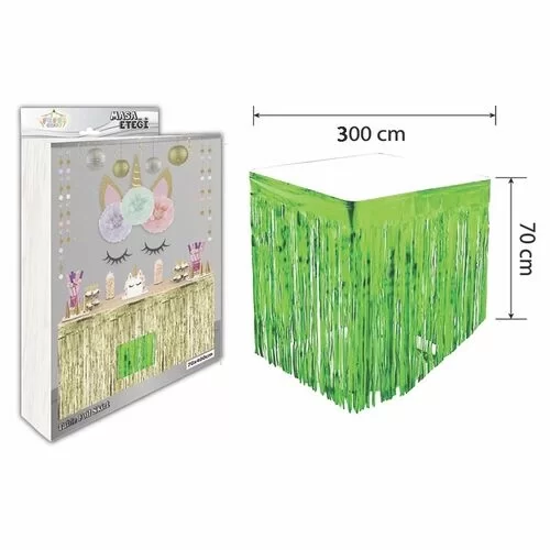 Masa Eteği 300*70 Yeşil
