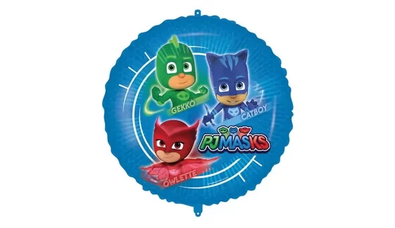 18" FOLYO BALON PJ MASKS YUVARLAK 46 CM (TEKLİ PAKET)