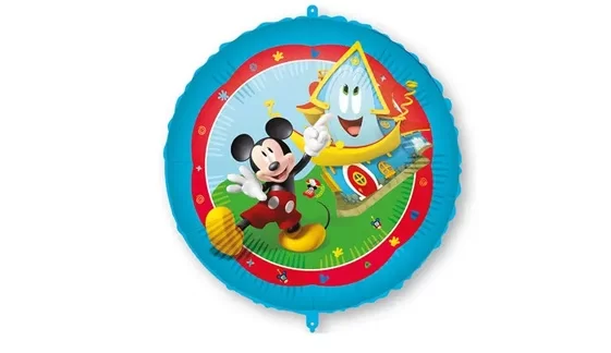 18'' FOLYO BALON MICKEY ROCK THE HOUSE YUVARLAK 46 CM (TEKLİ PAKET)