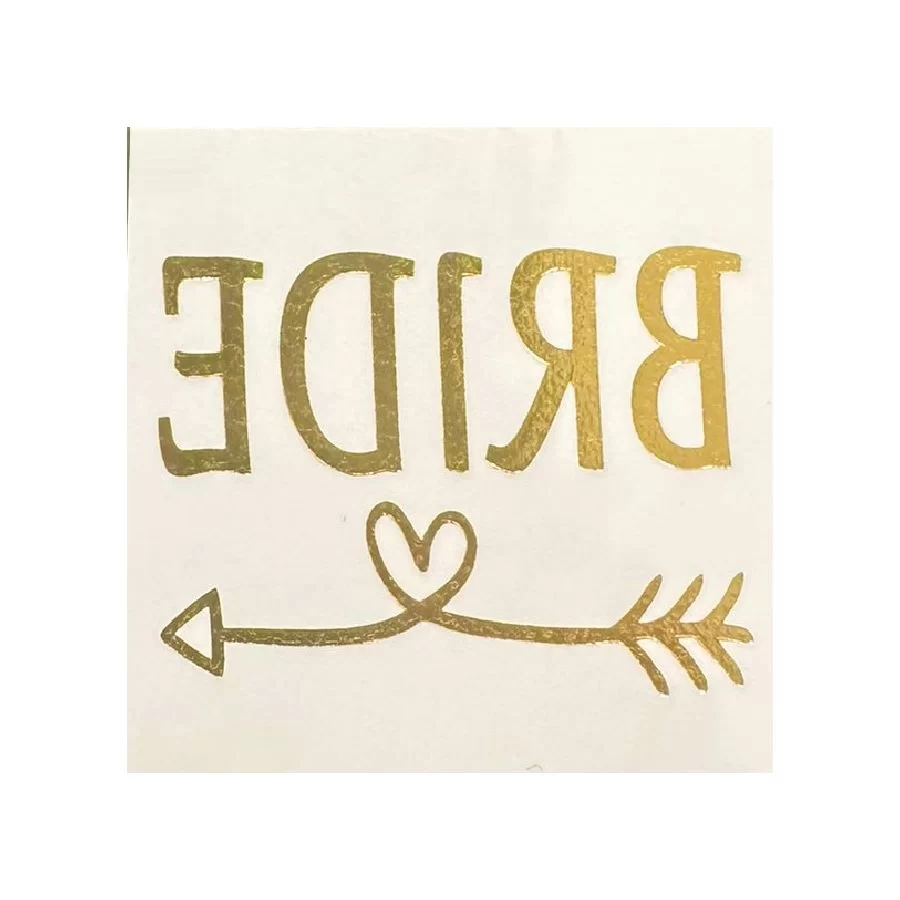 Geçici Dövme Brıde Kod:4 Altın