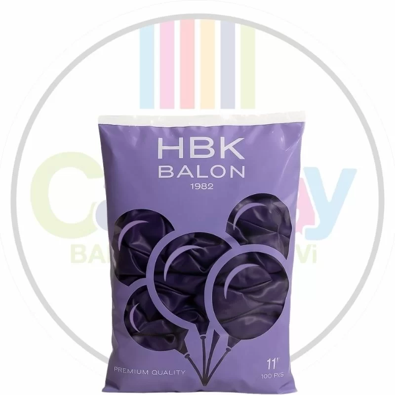 HBK PASTEL 11" MOR BALON 100 ADET