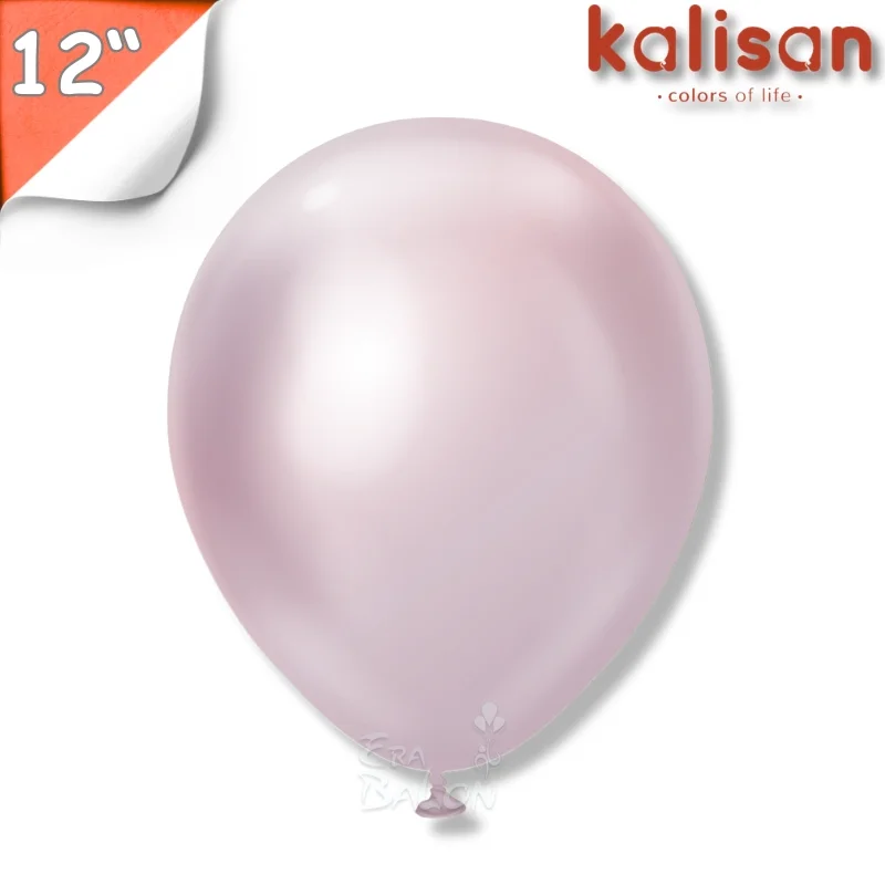 Krom 12" Balon Kalisan Pembe Altın (Pink Gold)