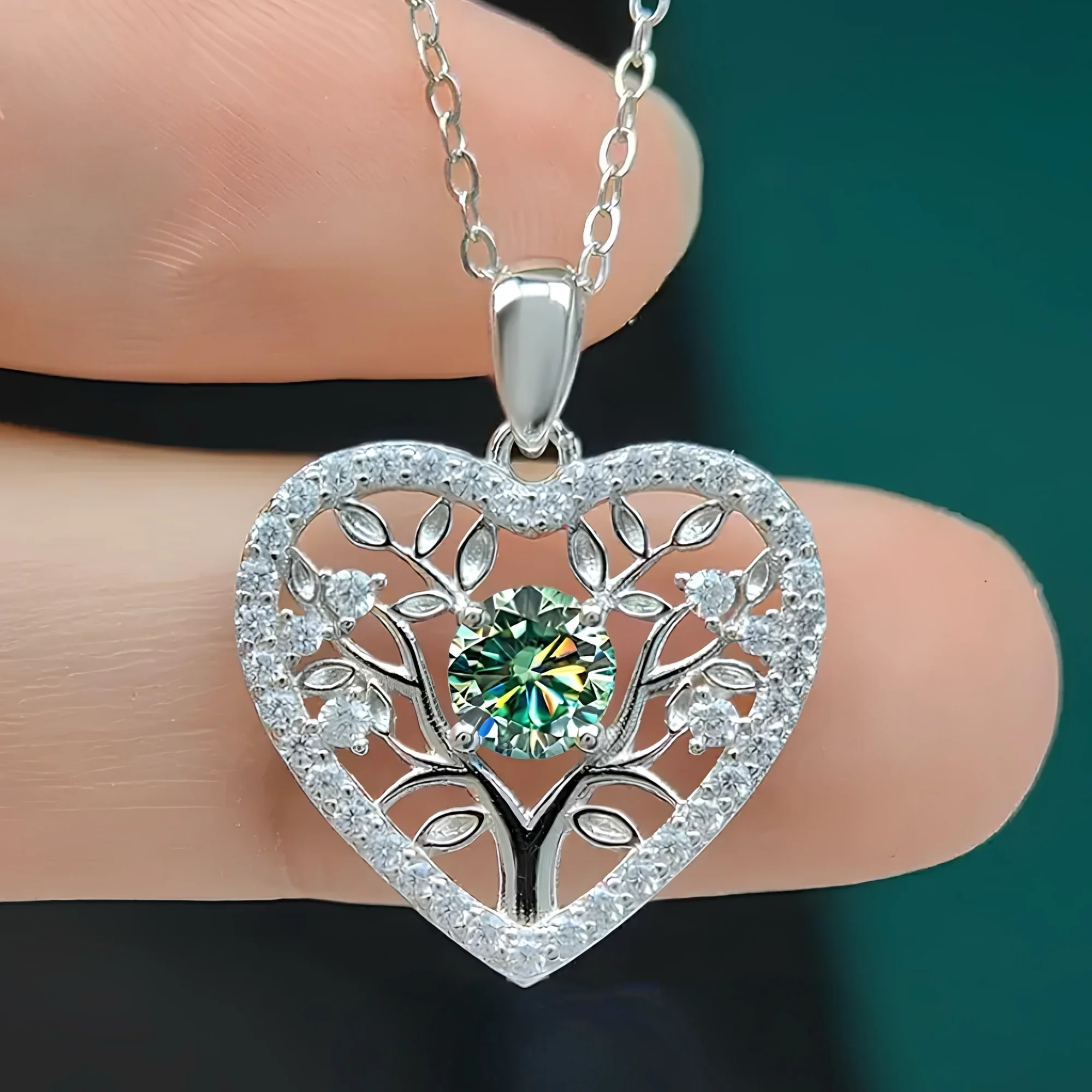 Yaşam Ağacı Kalp Kolye