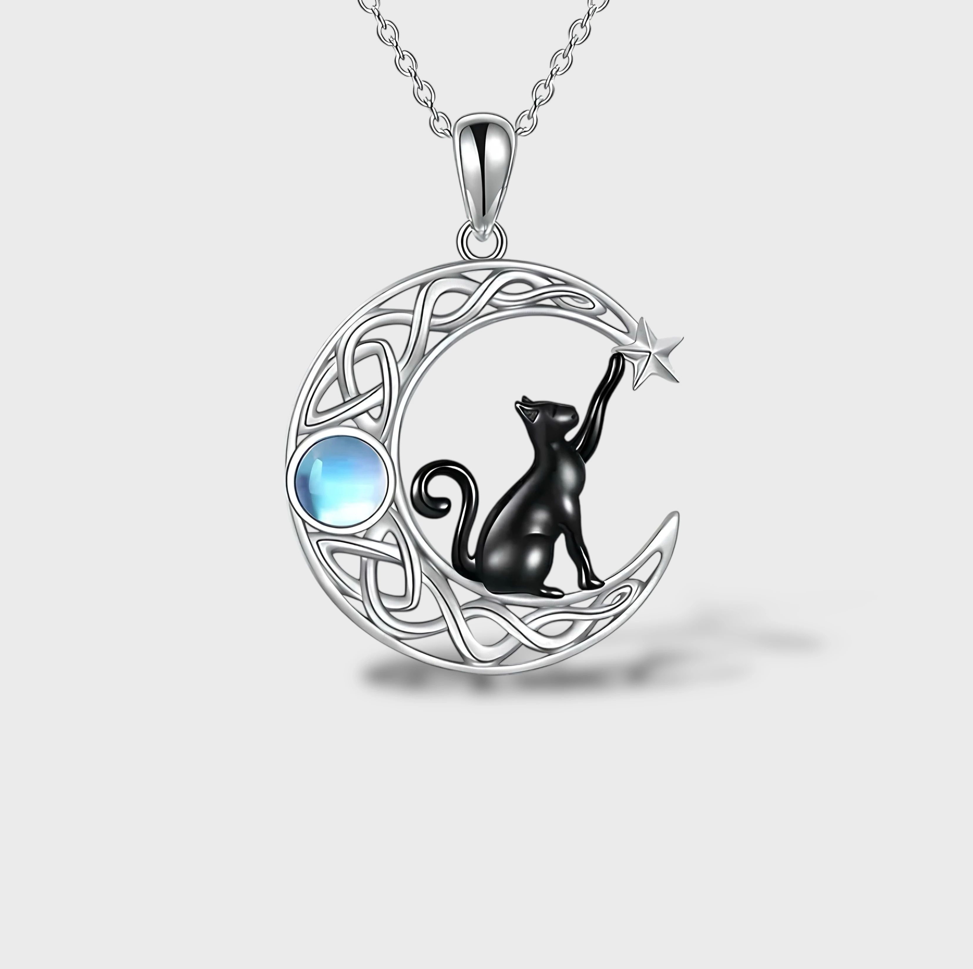 Kedi ve Ay Masalı Kolye