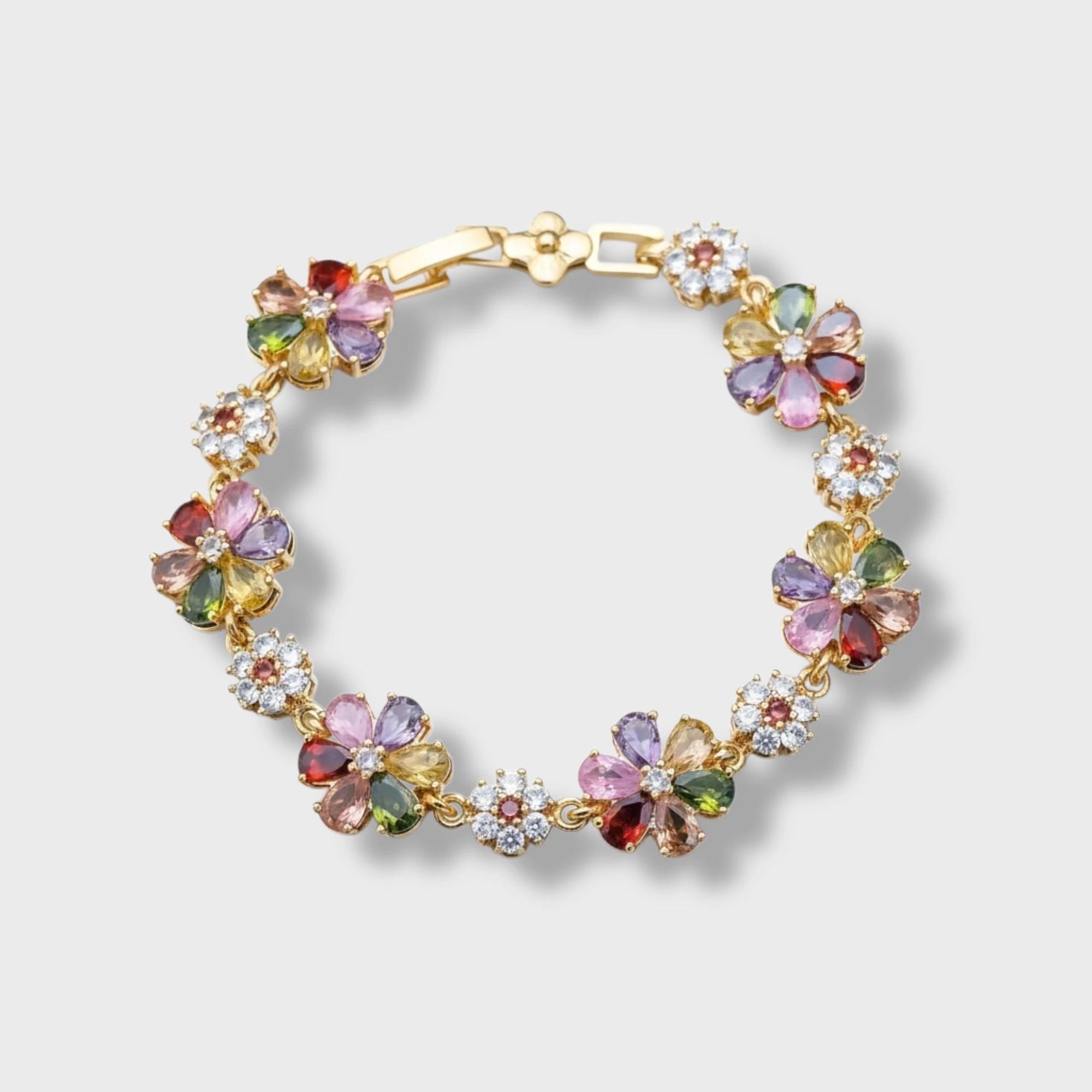 Renkli Çiçekler Bileklik
