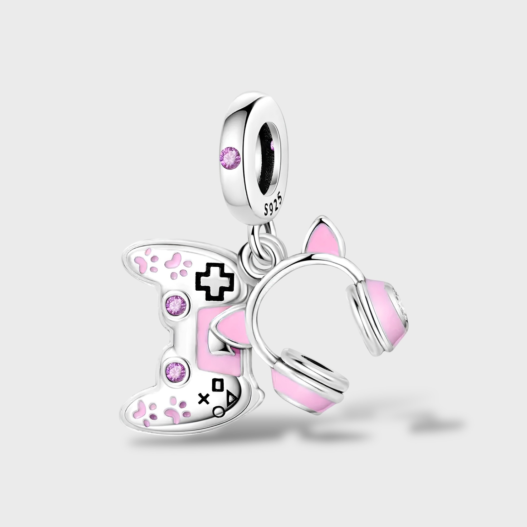 Pembe Gamer Charm