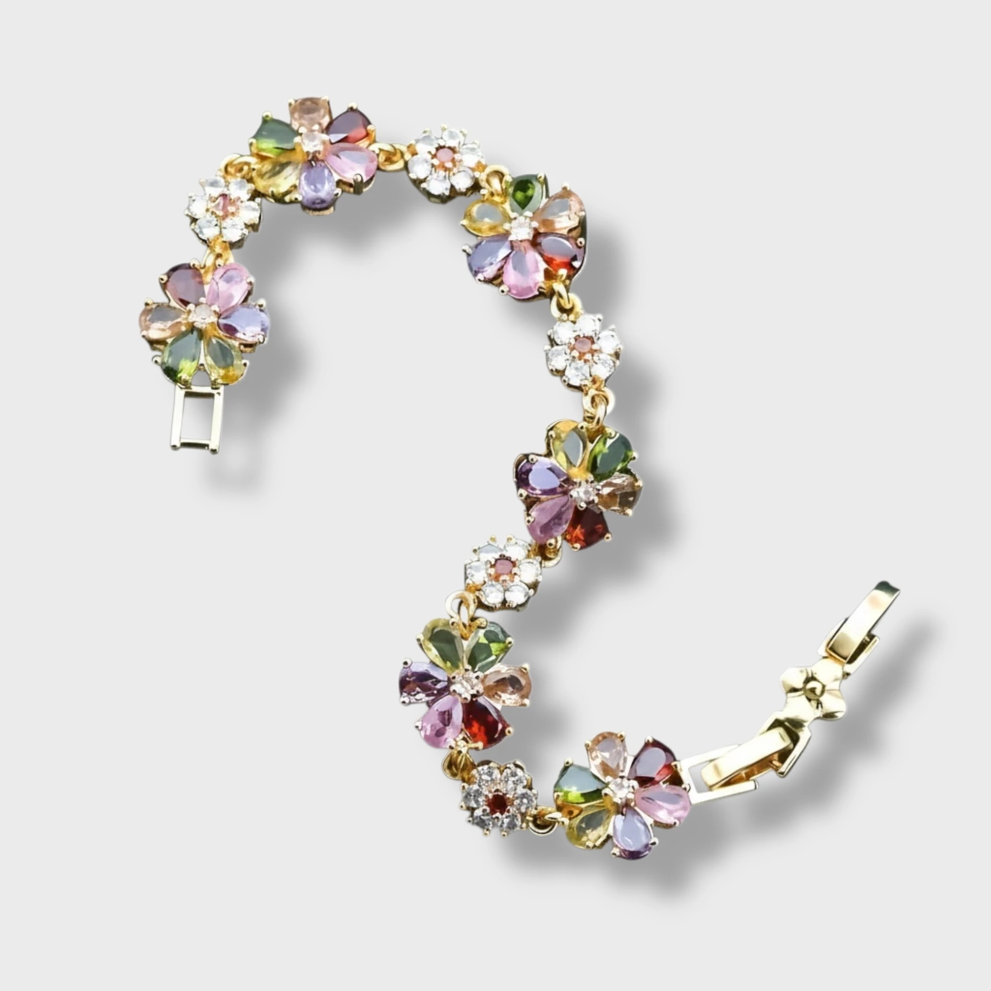 Renkli Çiçekler Bileklik