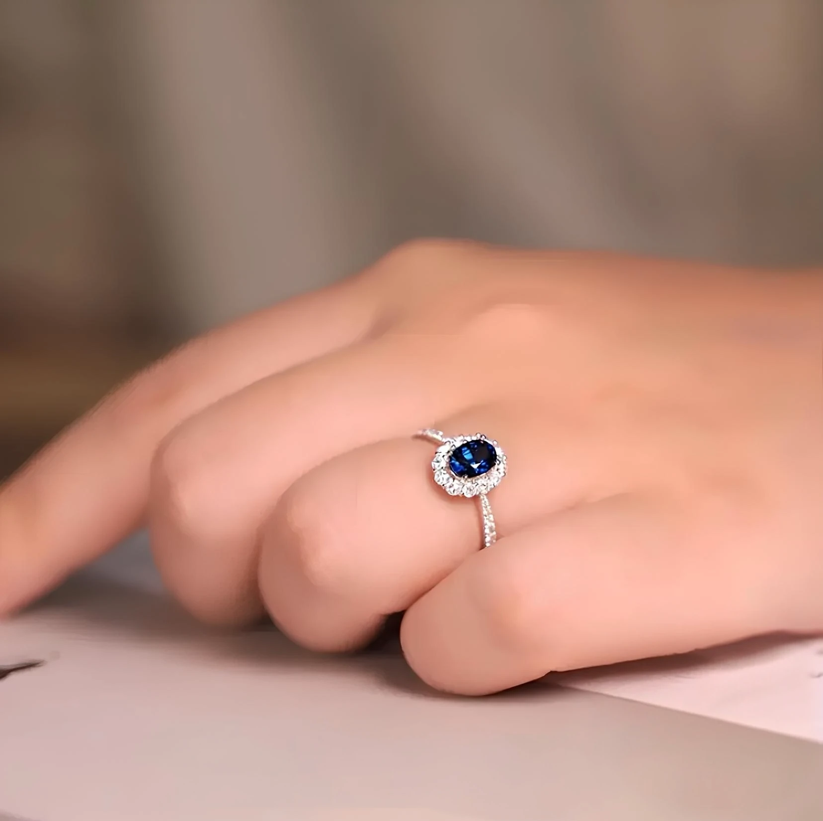 Kraliyet Mavisi Yüzük 