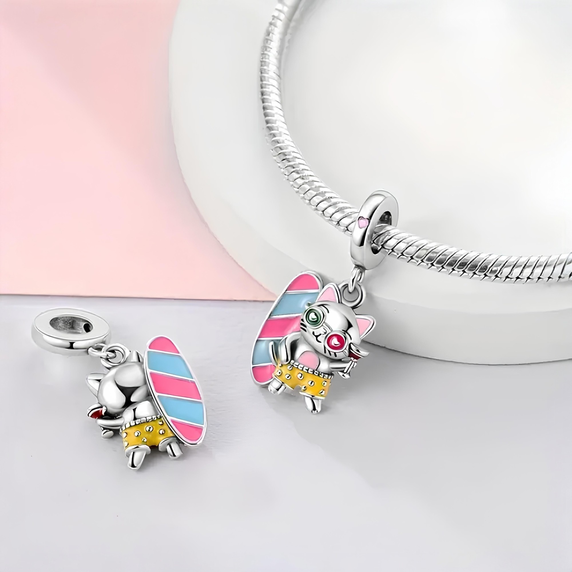Surf’lu Kedi Charm