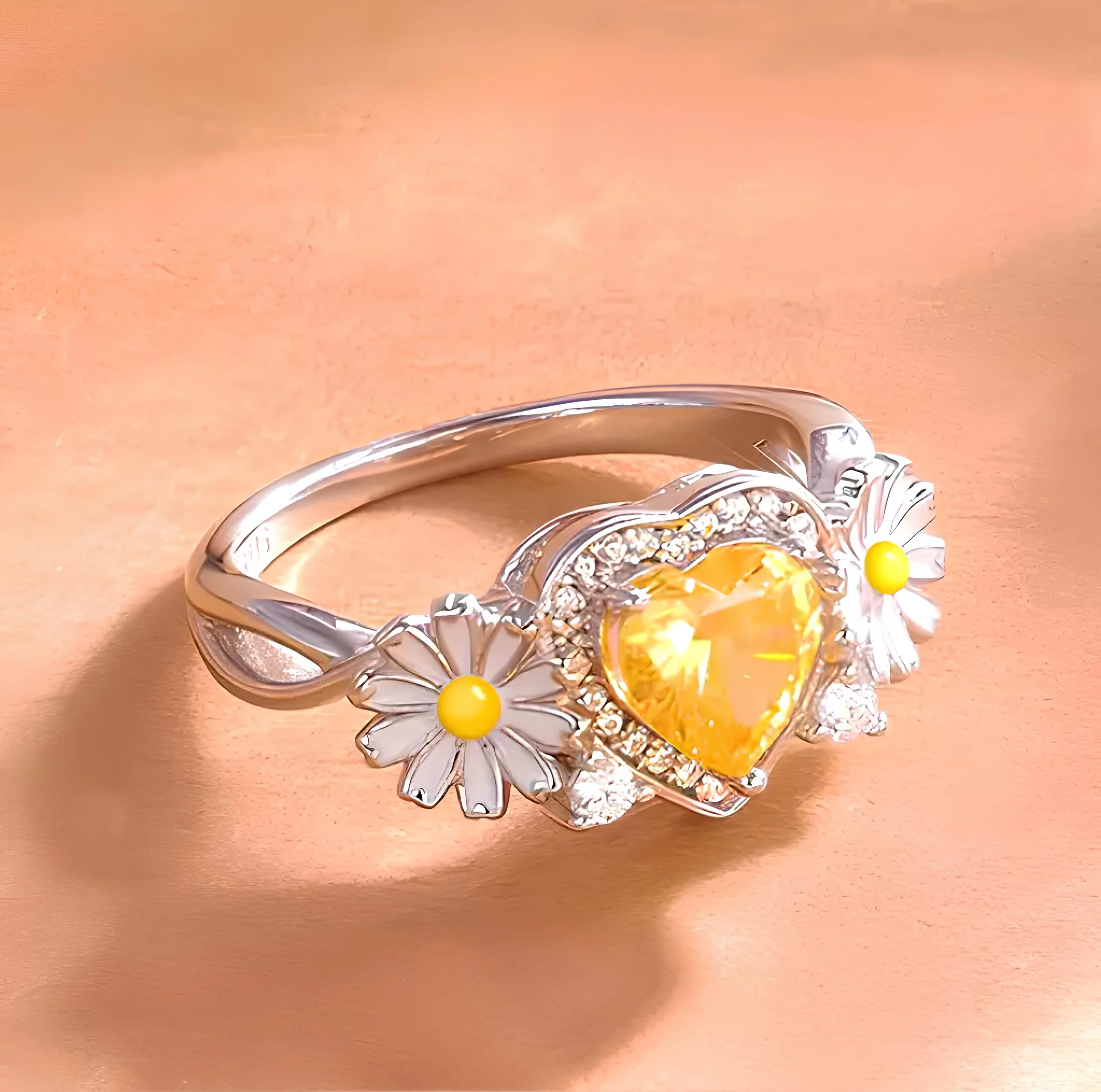 Papatya Kalbi Yüzük