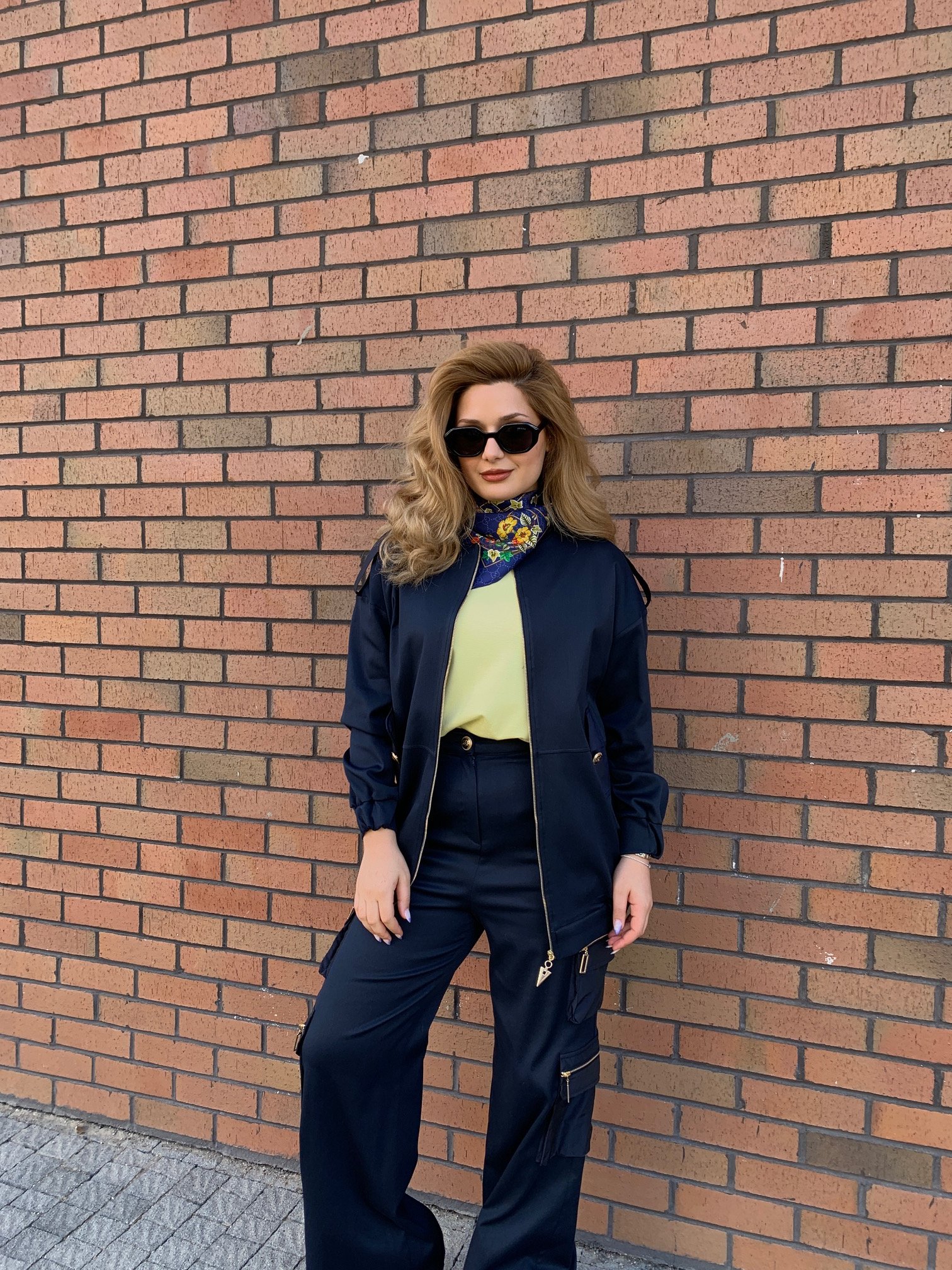 LACİVERT BOMBER CEKET