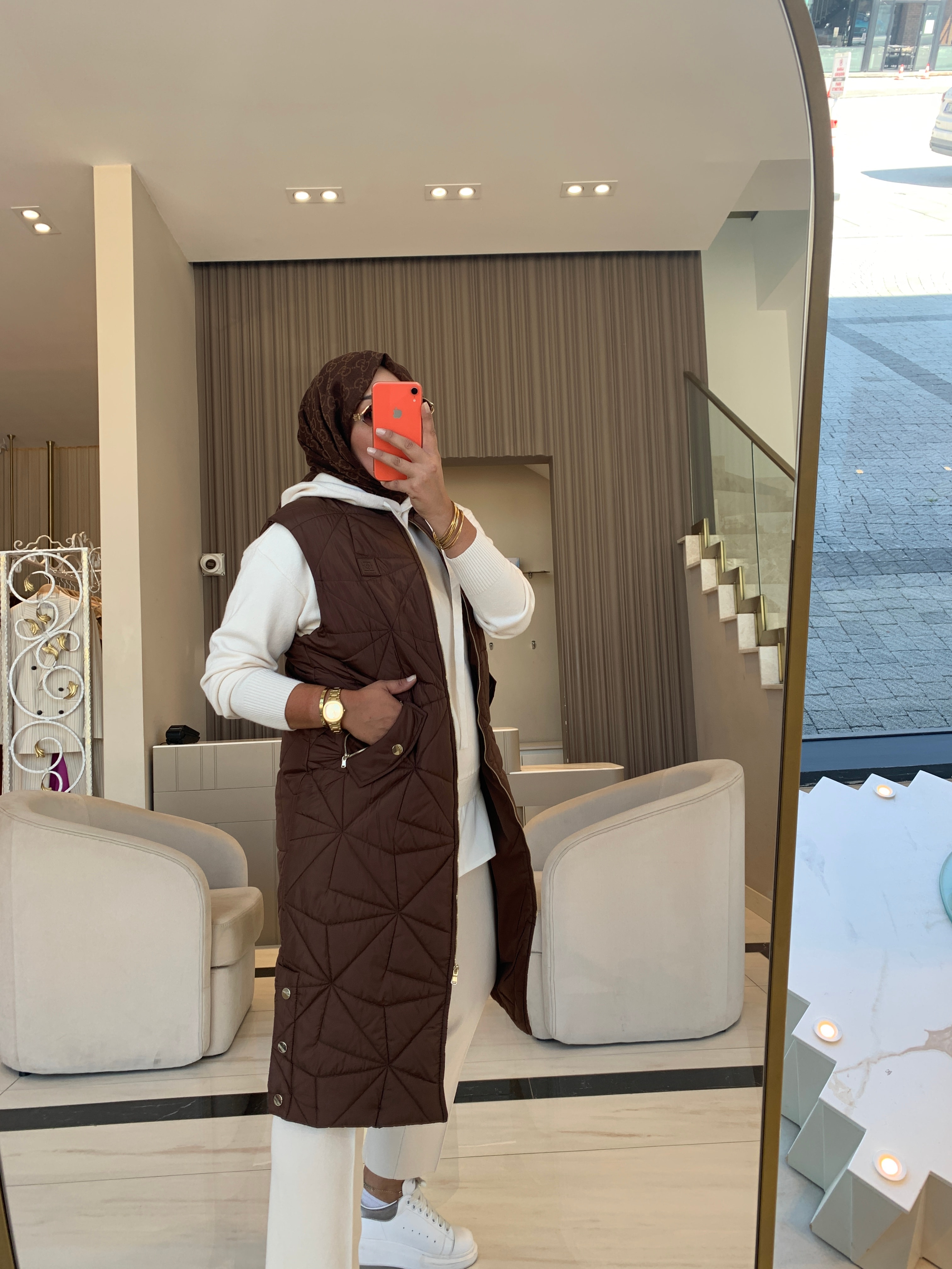 UZUN ŞİŞME YELEK - 38