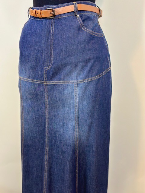 denim lacivert tütü etek