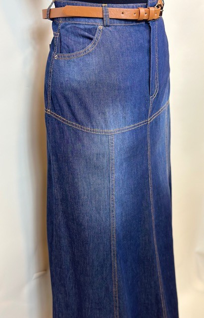 denim lacivert tütü etek