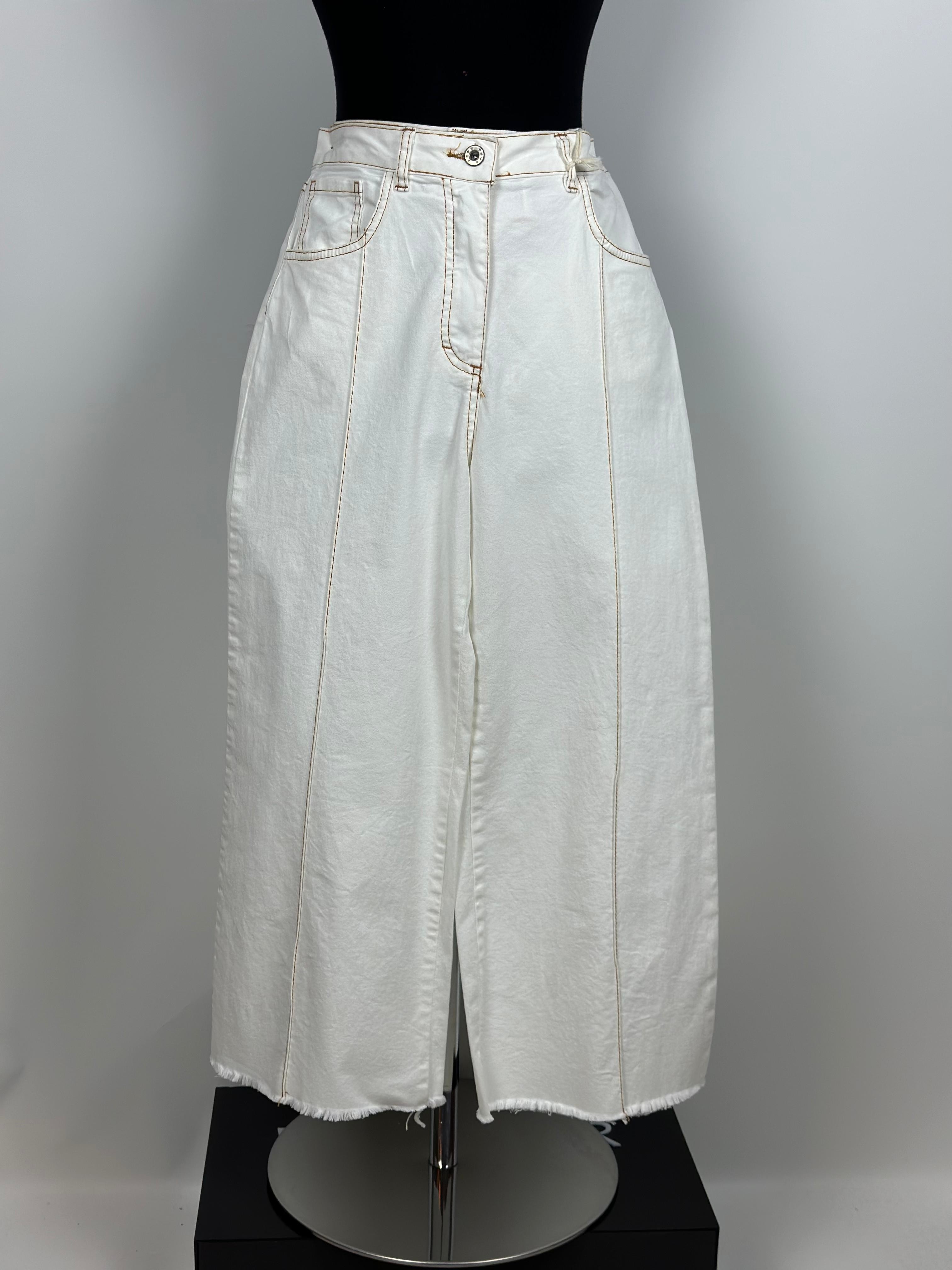 EKRU (CAMEL ÇİZGİLİ) PANTOLON