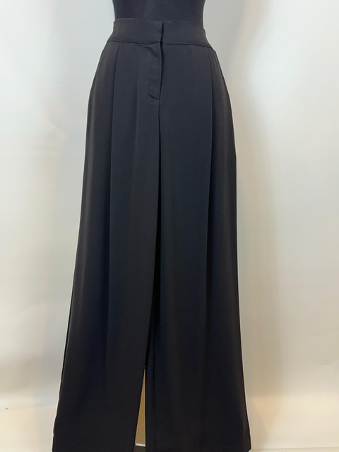 siyah bol paça selin pantolon