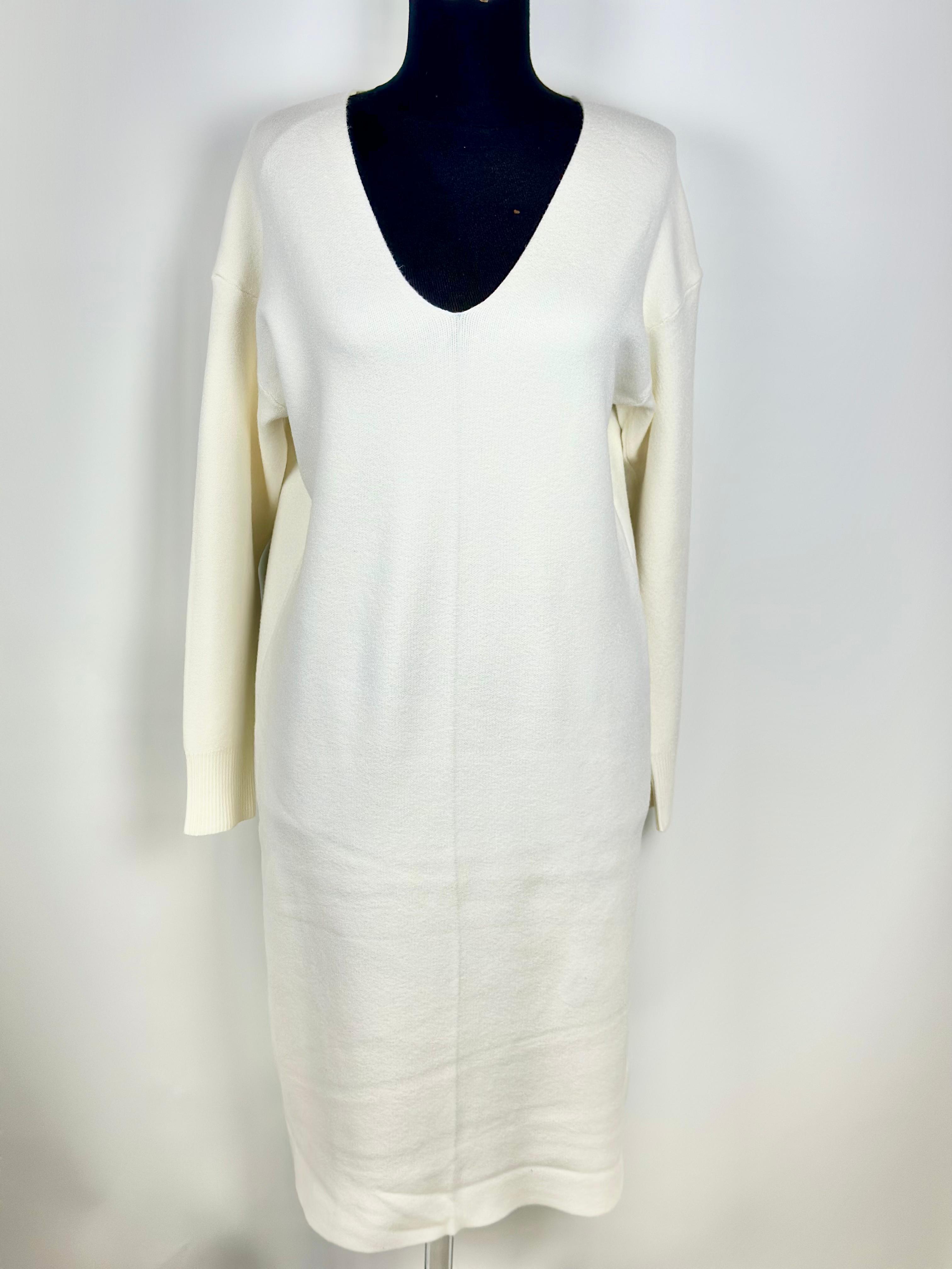 EKRU TRİKO PANÇOLU ELBİSE