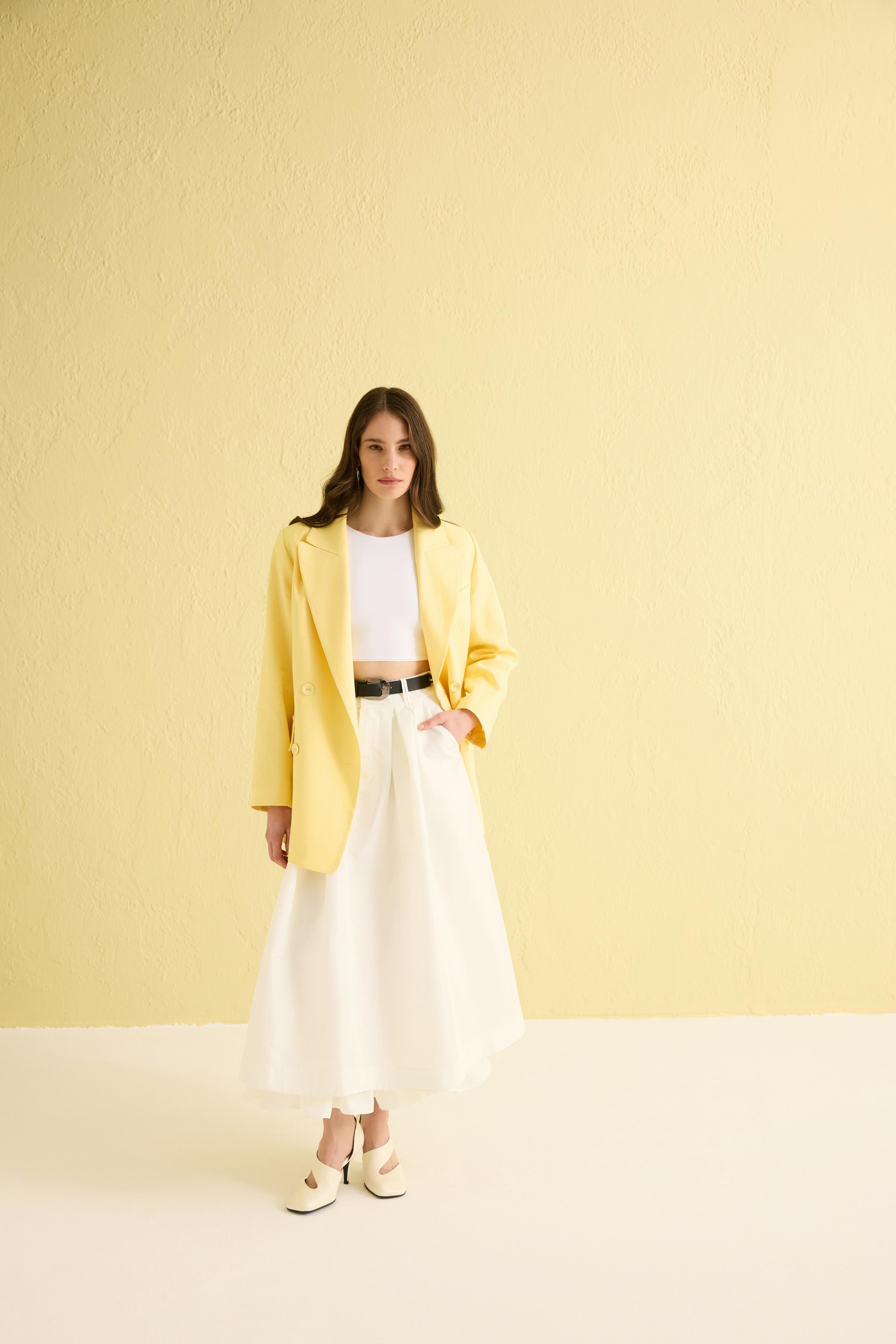 SARI BLAZER CEKET