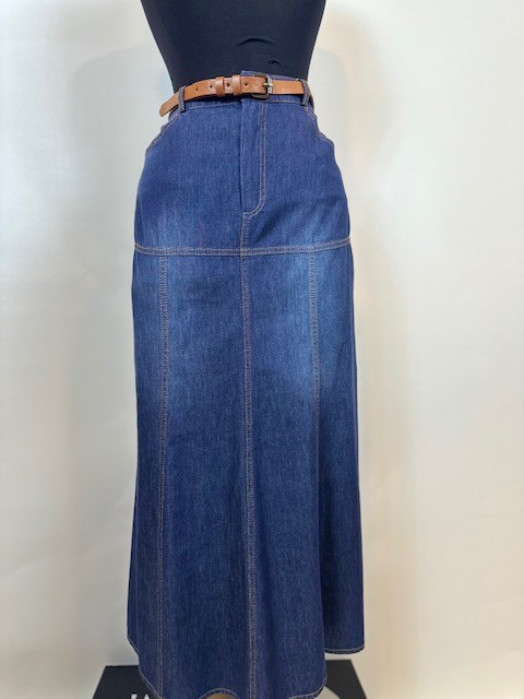 denim lacivert tütü etek