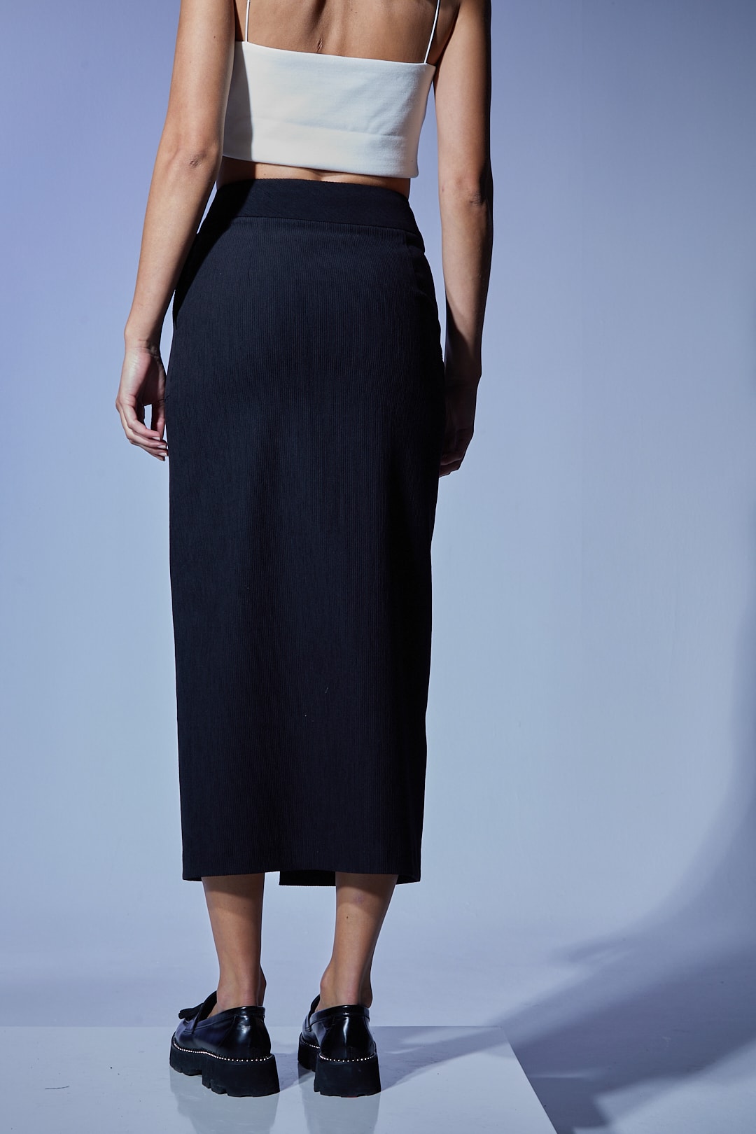 SİYAH FİTİLLİ ETEK