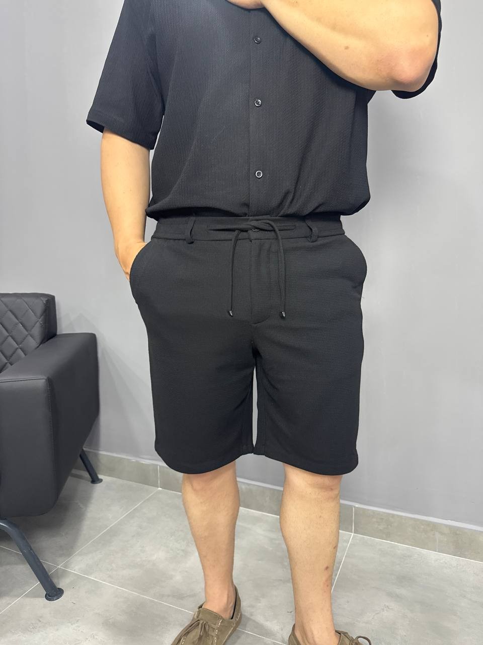 Flota Cepli Siyah Şort