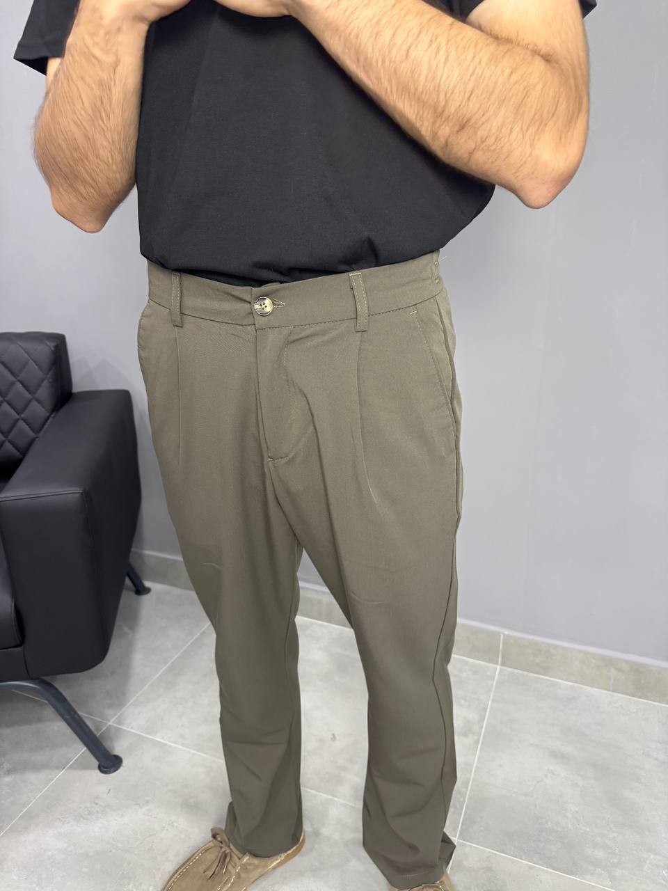 Haki Kumaş Pantolon
