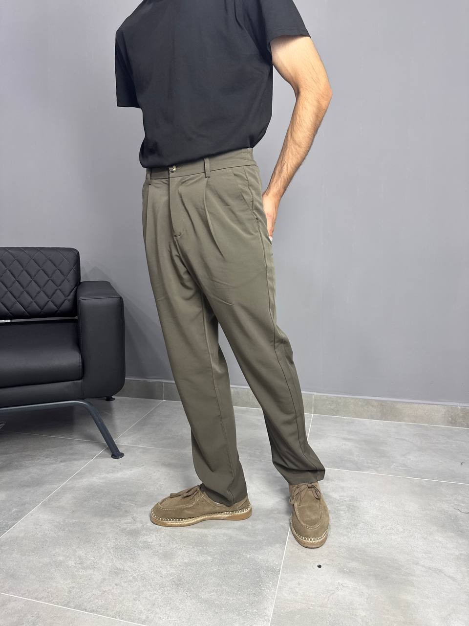 Haki Kumaş Pantolon