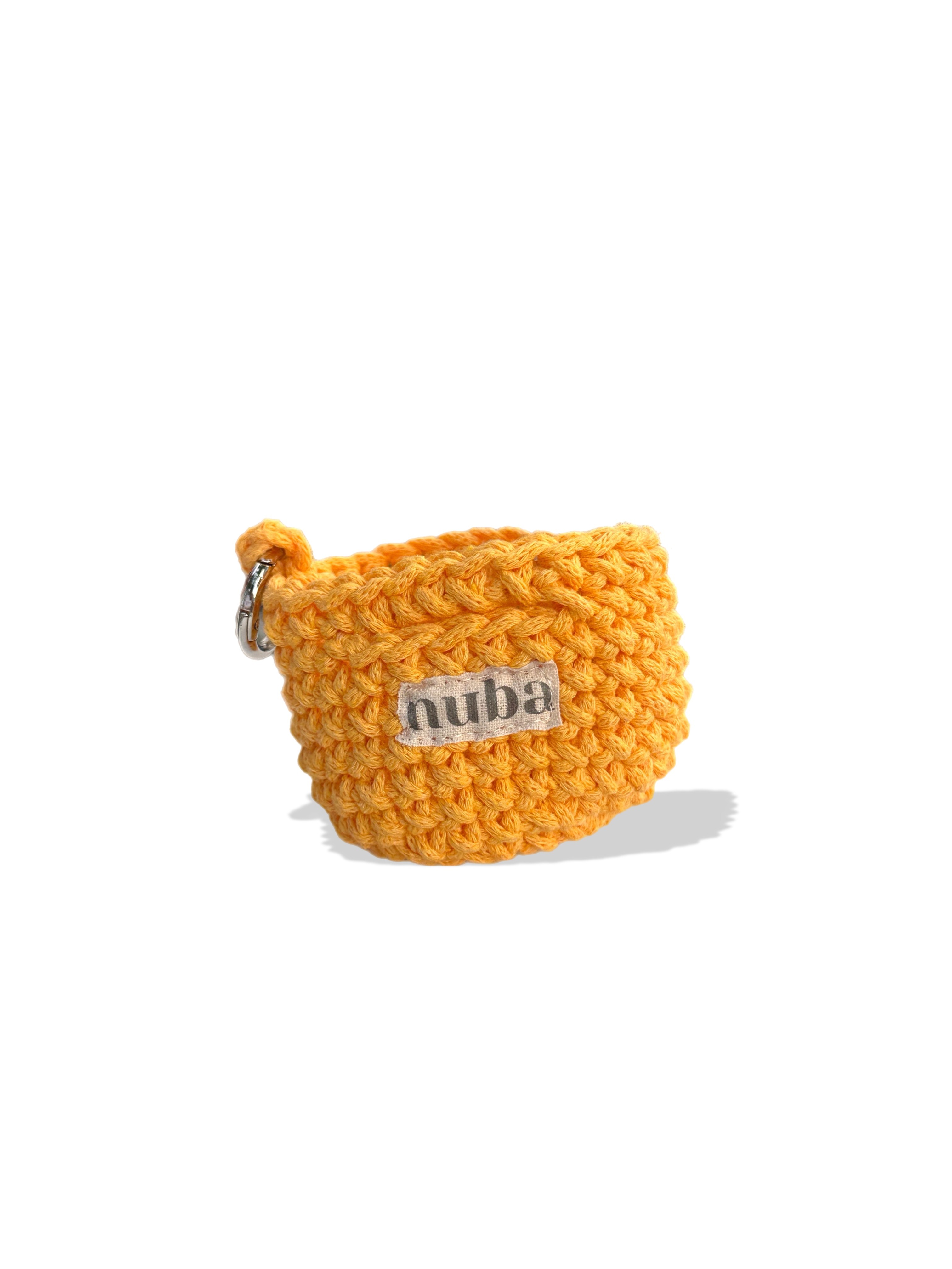 Tiny Cabin Bag Charm - Yellow