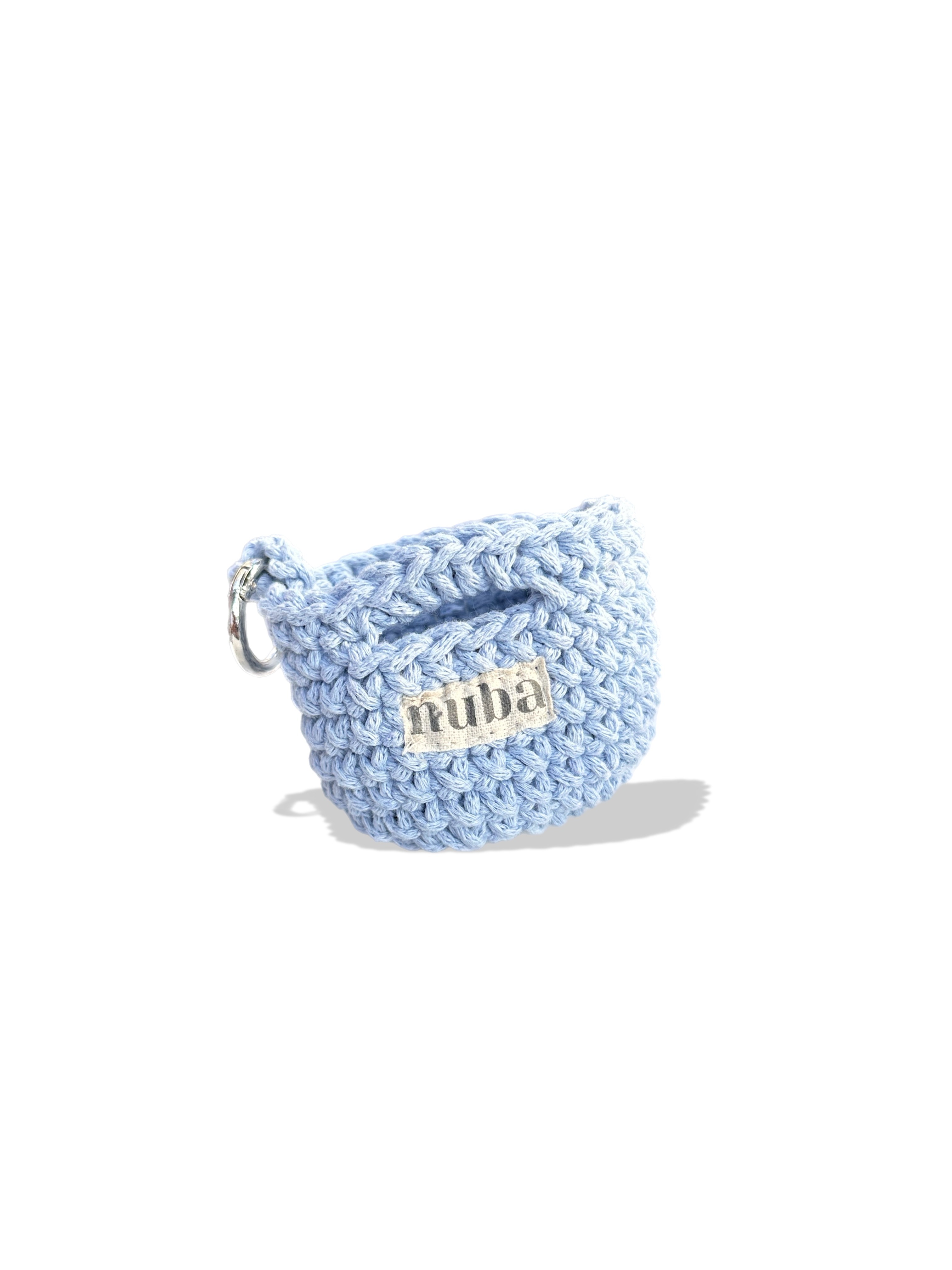 Tiny Cabin Bag Charm - Blue