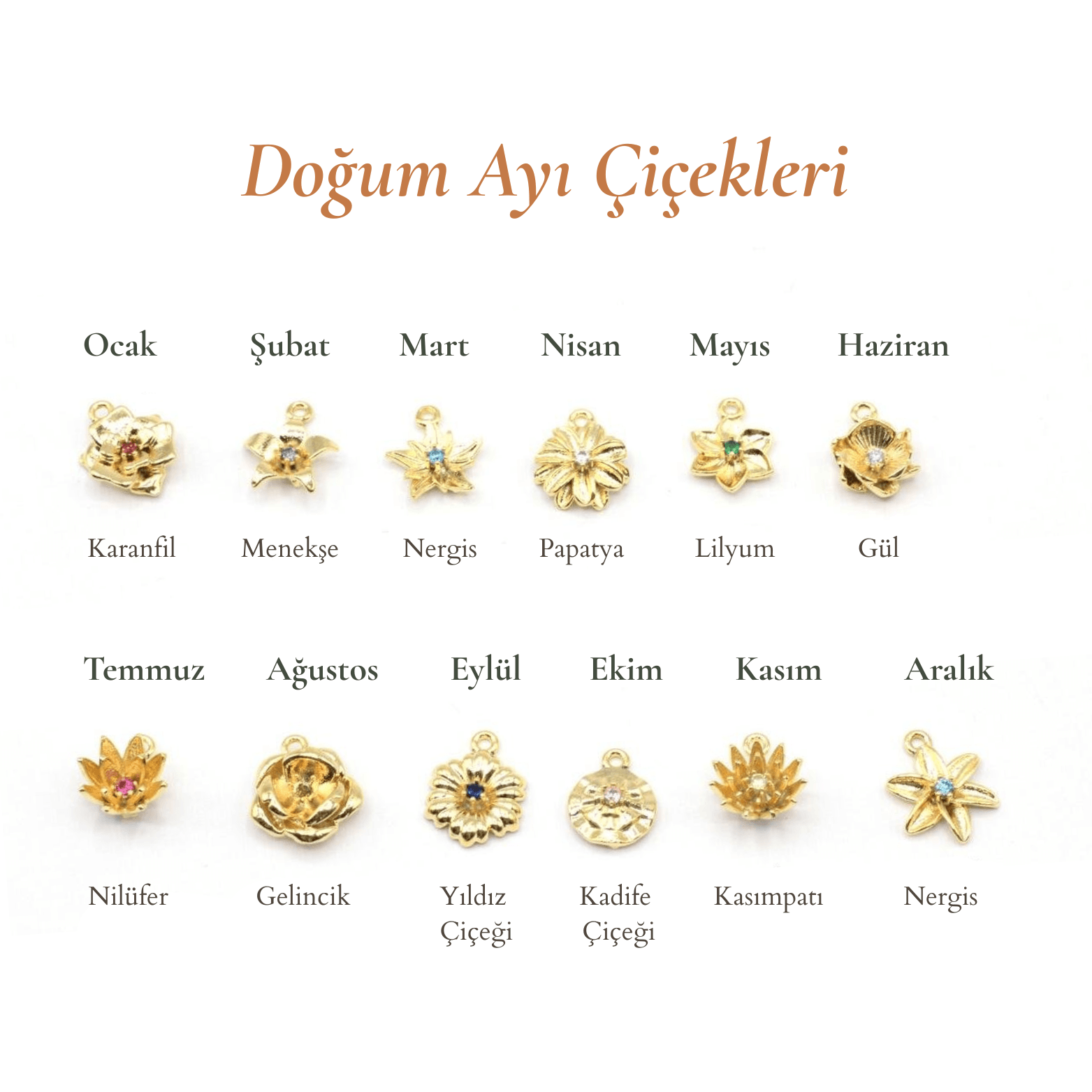 Doğum Ayı Çiçekleri 