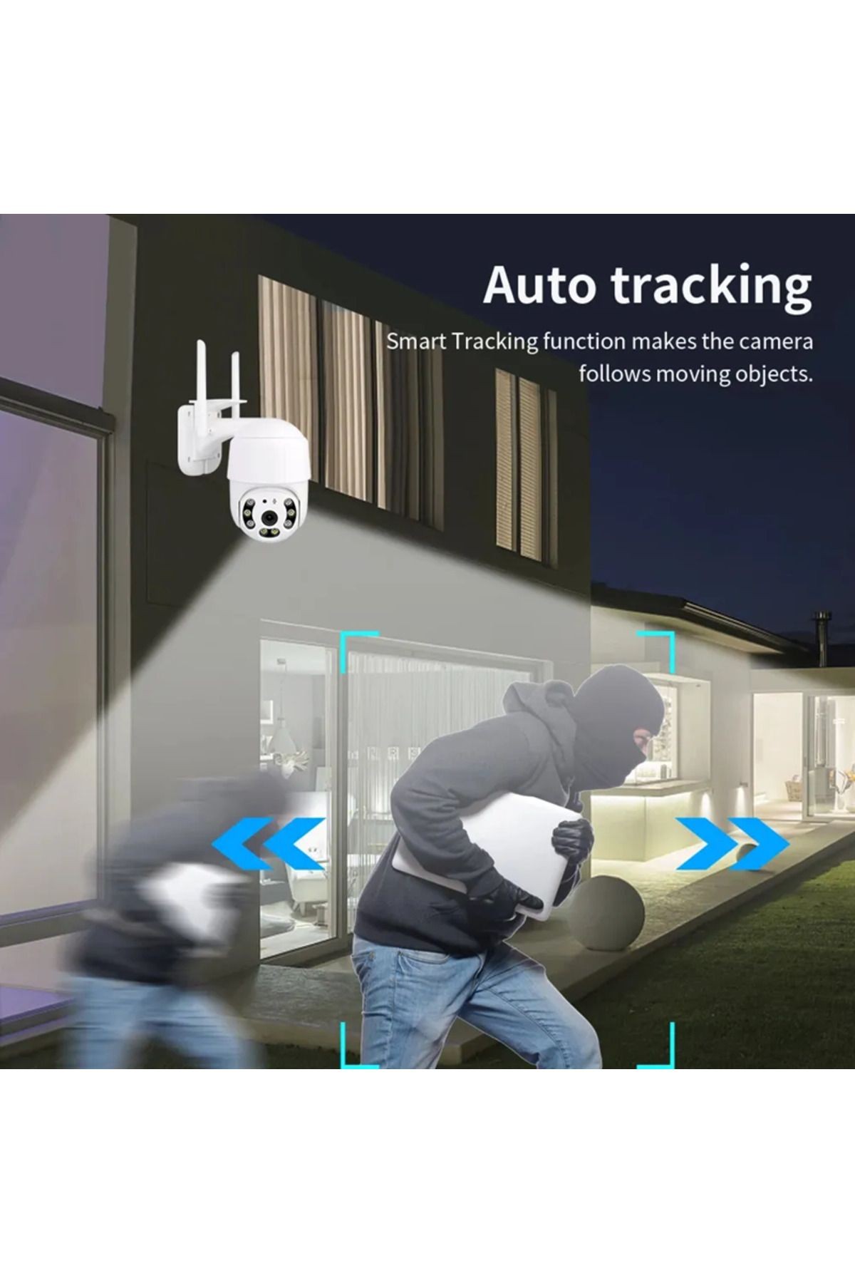 Wifi Smart Ip Güvenlik Kamera Motorlu 1080p 3mp