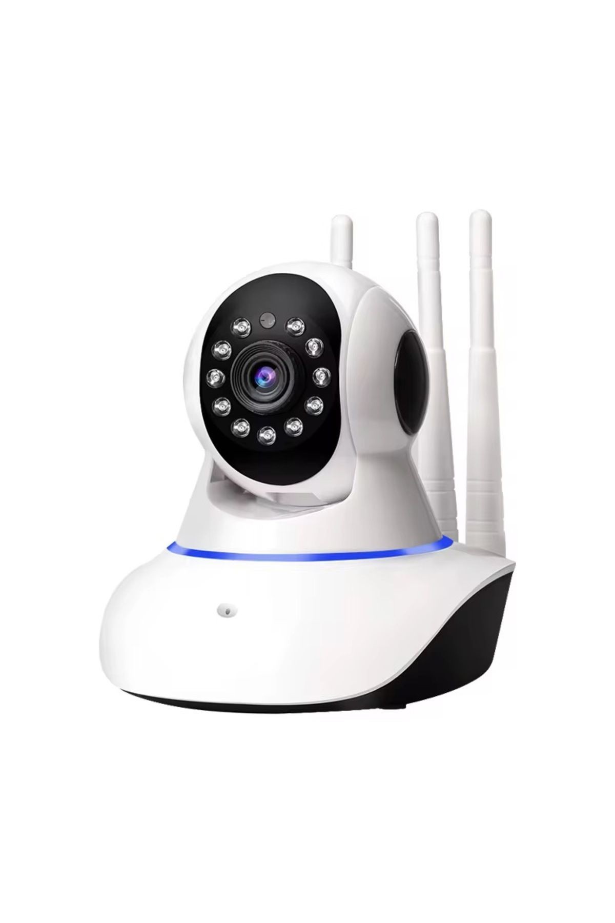 Ultra HD 360° WiFi IP Kamera | 3 Antenli, Gece Görüşlü Bebek & Güvenlik Kamerası