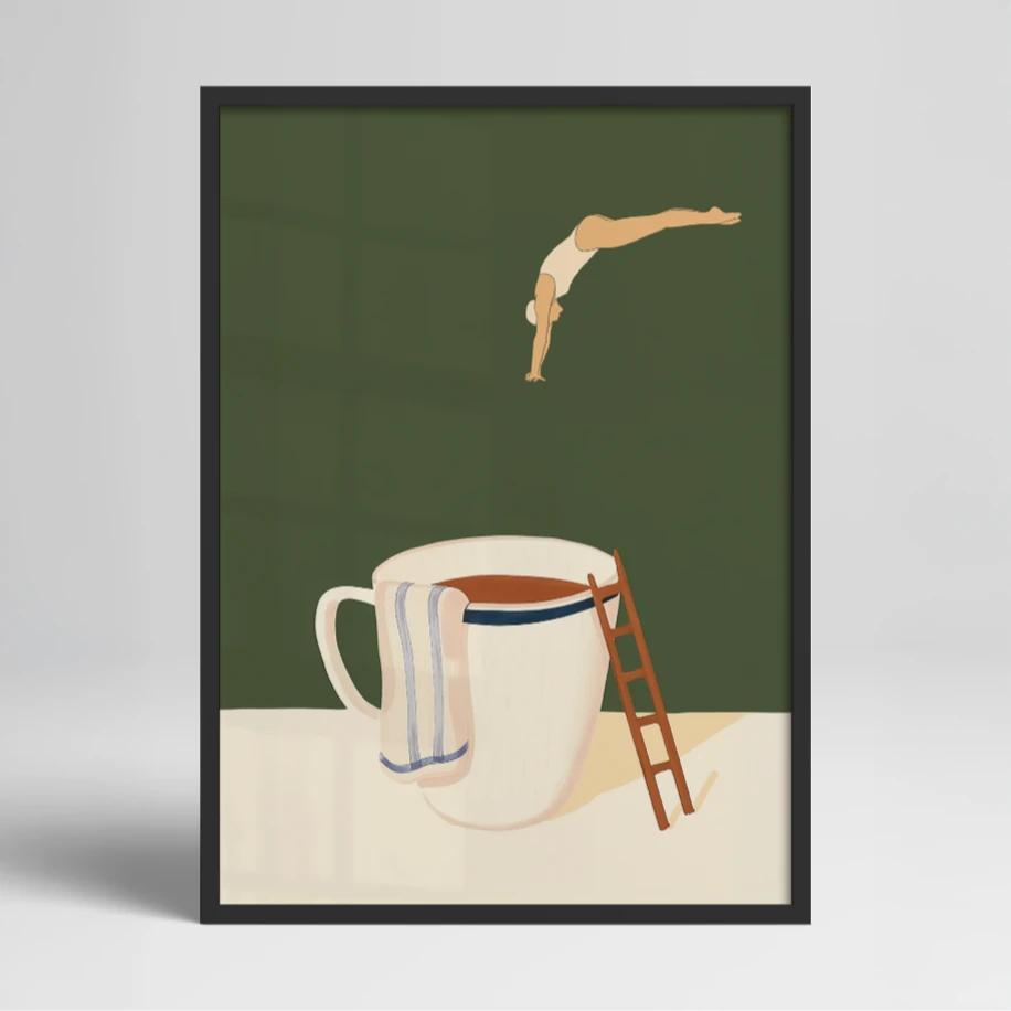 Kahveye Dalış Posteri