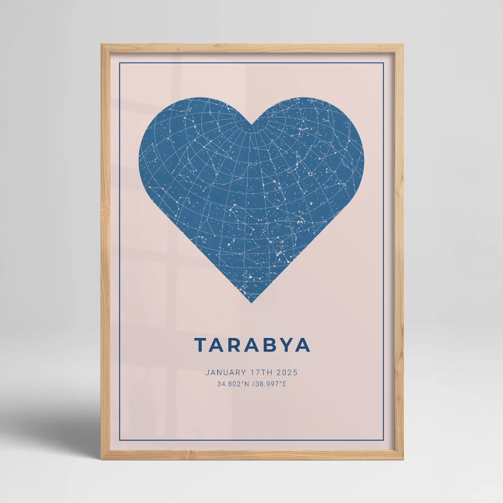 Kişiye Özel Yıldız Haritası