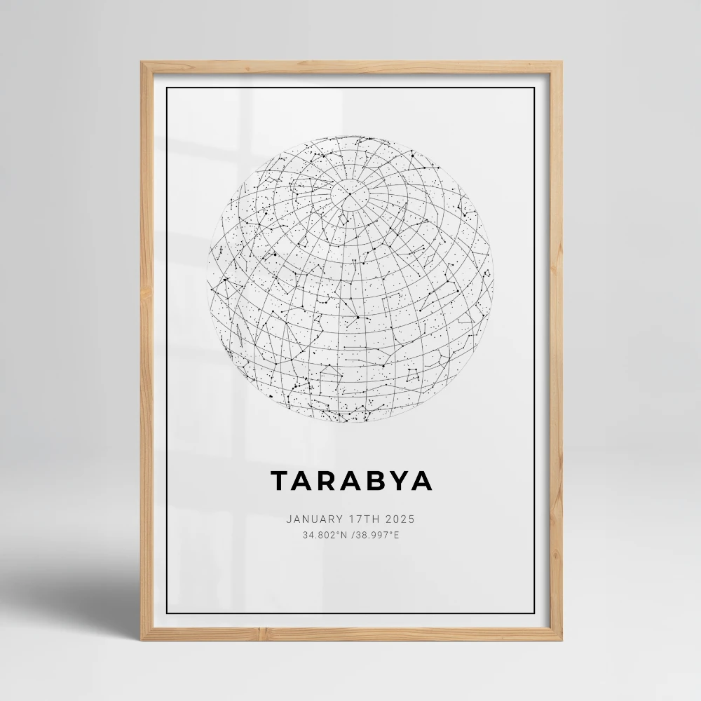 Kişiye Özel Yıldız Haritası