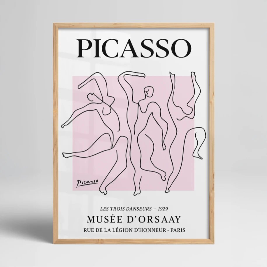 Picasso &quot;Les Trois Danseurs&quot; Sanat Posteri