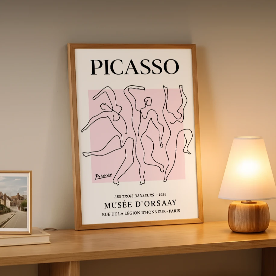 Picasso &quot;Les Trois Danseurs&quot; Sanat Posteri